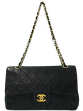 Chanel Matelasse Chain Shoulder Bag Black
