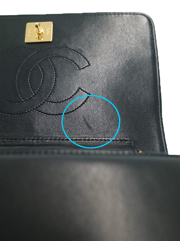 Chanel Mini Matelasse Chain Shoulder Bag Black