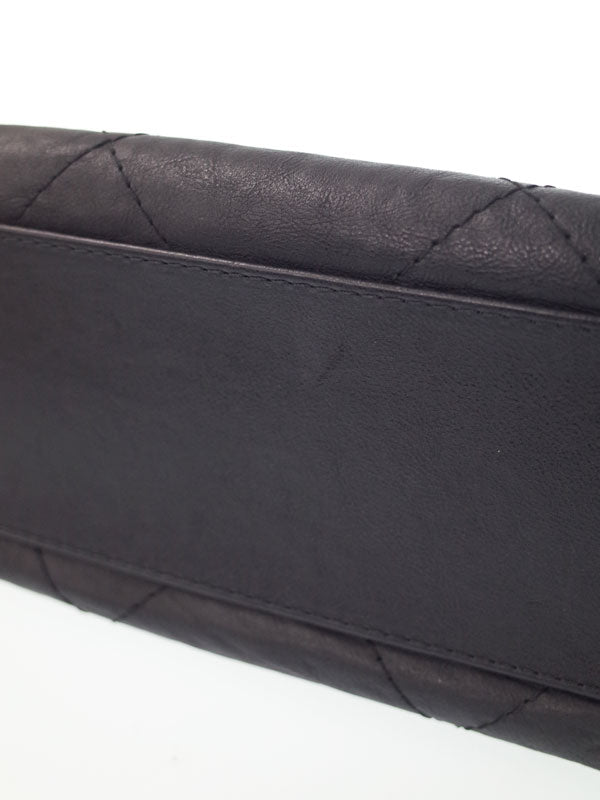 Chanel Matelasse Chain Shoulder Bag Black