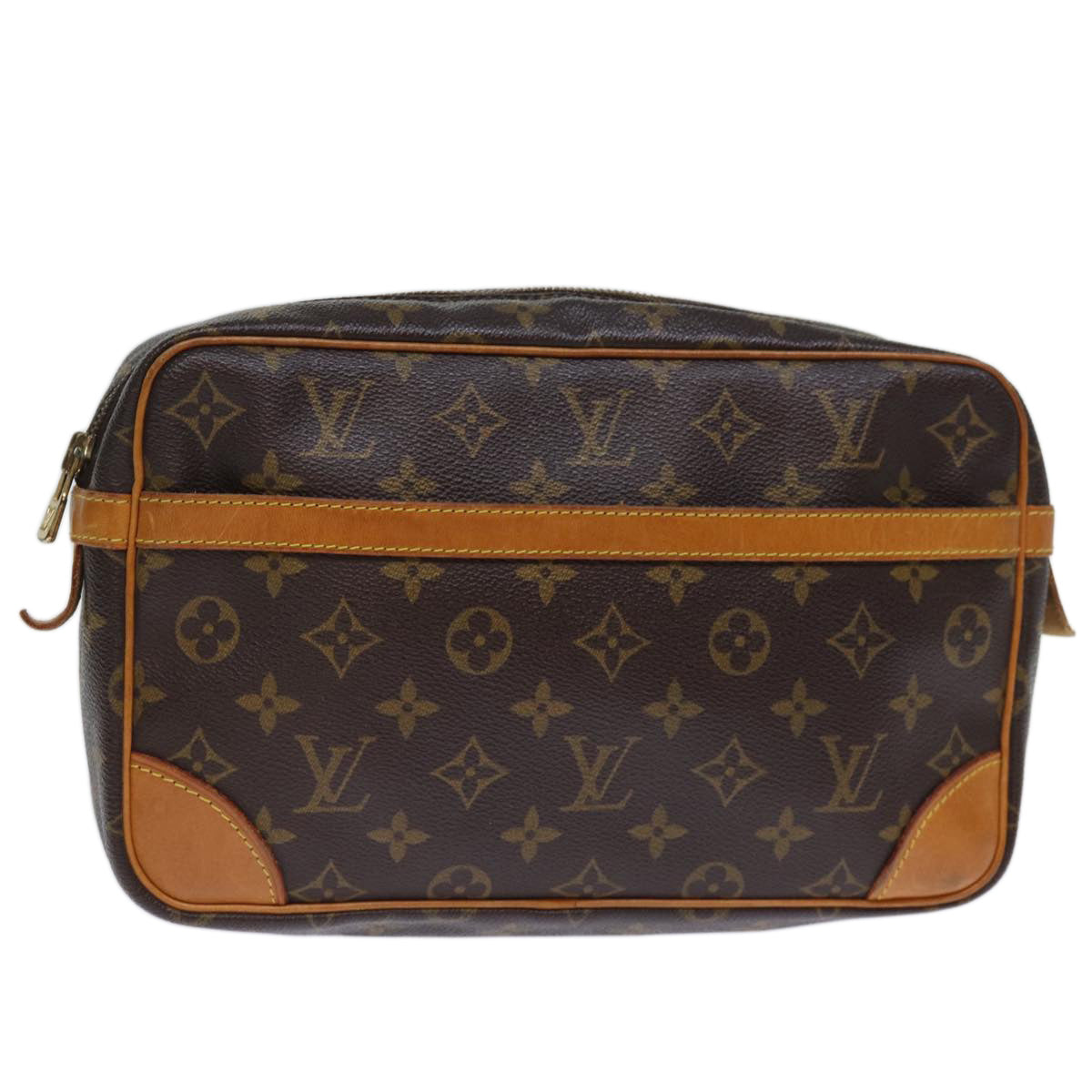 Louis Vuitton Compiegne 28  Canvas Clutch Bag