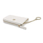 CHANEL L-shaped zip coin purse WhiteAP0221 Caviar Leather