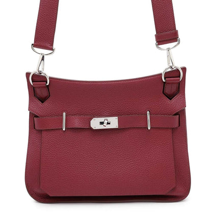 HERMES Jypsiere Ruby Taurillon Clemence Size 31
