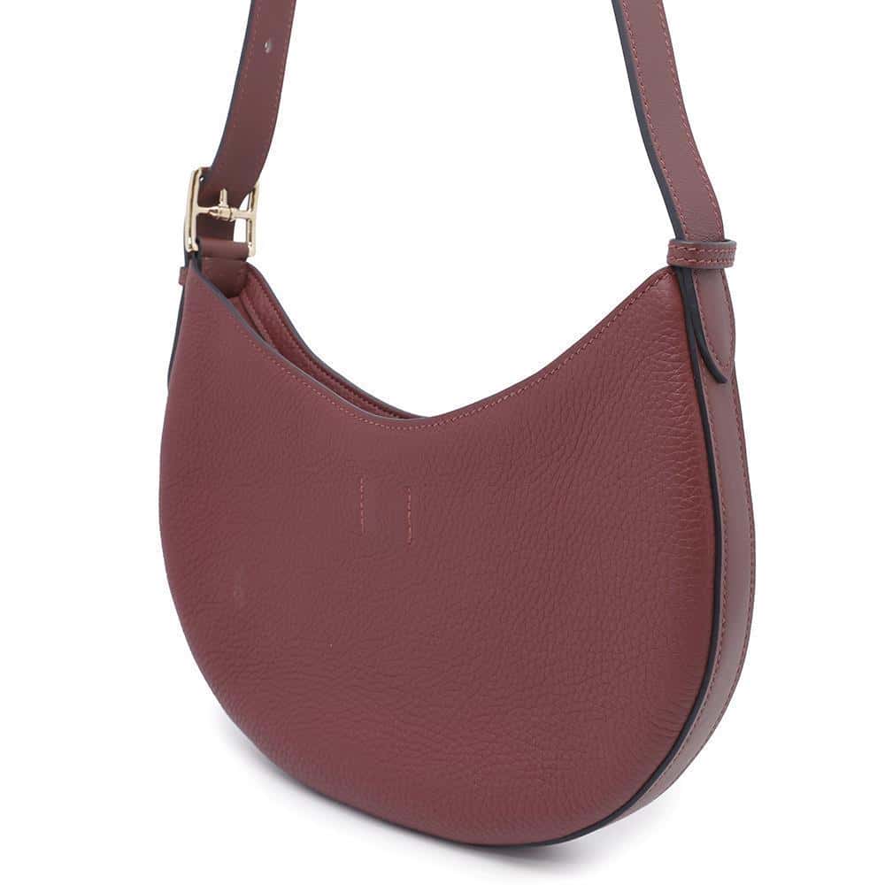 HERMES Petit Arson Rouge H Togo Leather