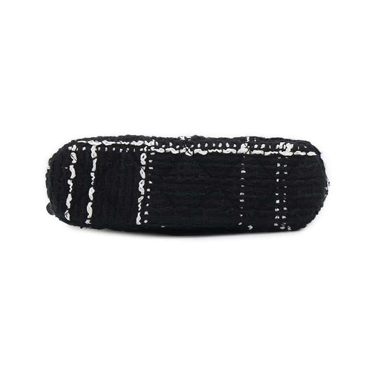 CHANEL PochetteChainShoulder Black Tweed