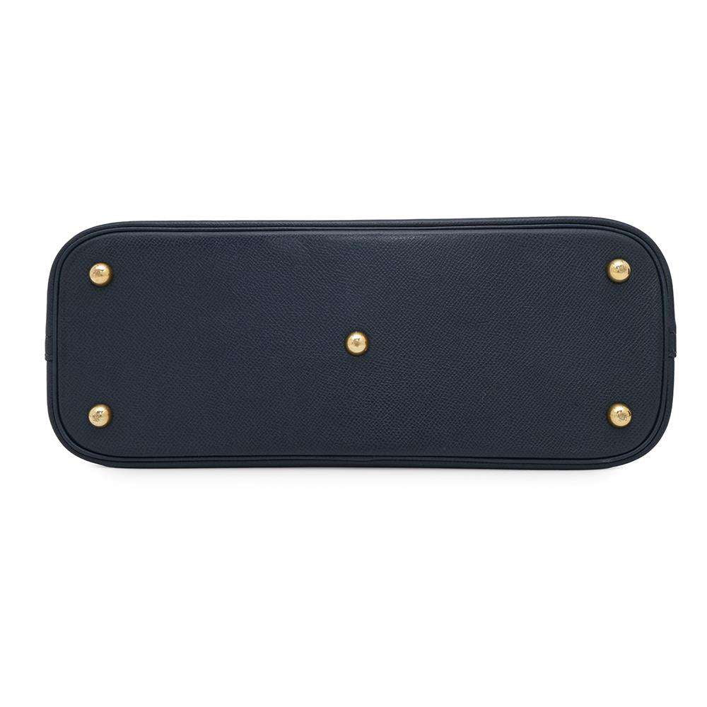 HERMES Bolide Navy Courchevel Size 31