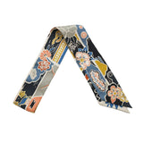 HERMES Twilly Bingata Bingata Black/Rouge/Multicolor Silk100%