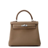 HERMES Kelly Retourne Etoupe Togo Leather Size 25