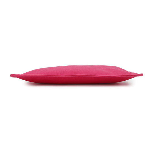HERMES Flat Pouch Yachting Pink Cotton Size GM