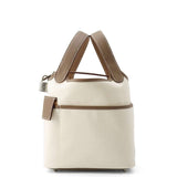 HERMES Picotin Lock Cargo Ecru/Etoupe Towar Goeran Swift Leather Size PM