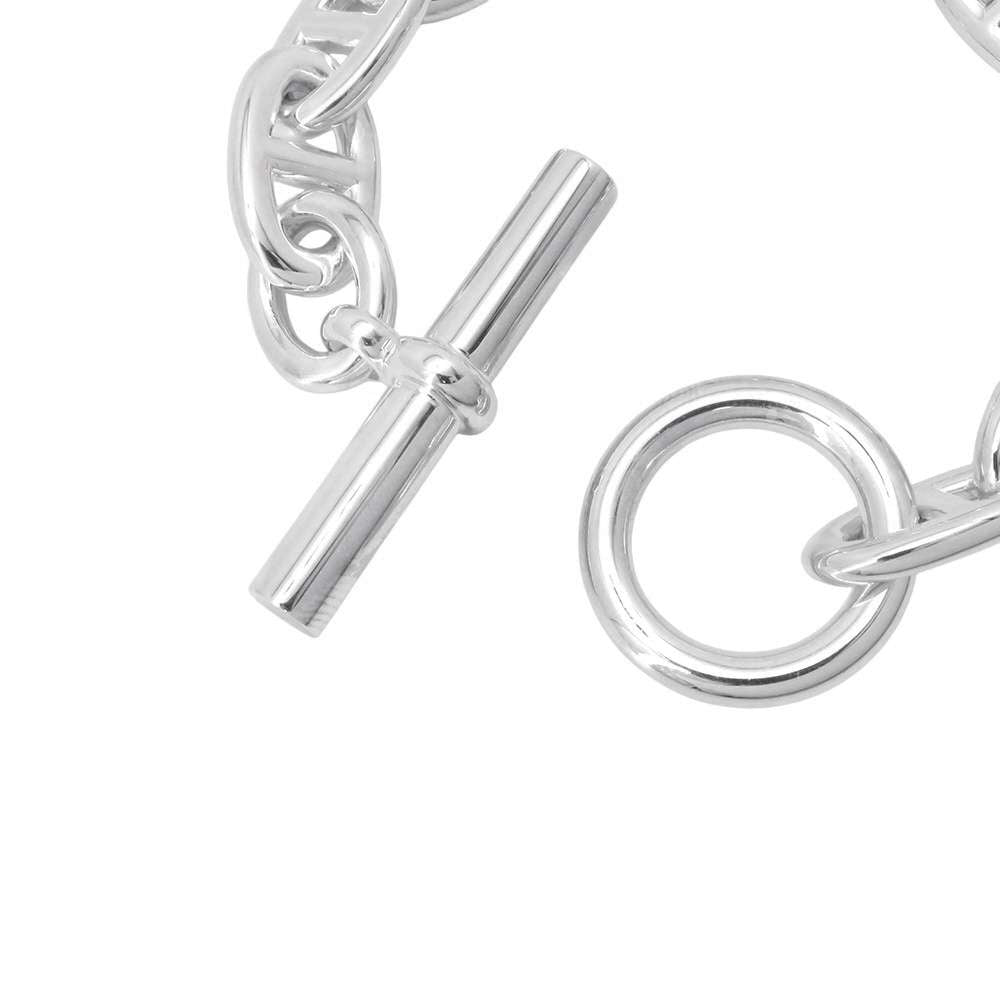 HERMES Chaine d'Ancre Bracelet 11 frames Size TGM SV925