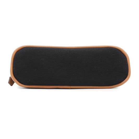 HERMES Bolide Pouch Black Cotton Leather Size Mini mini