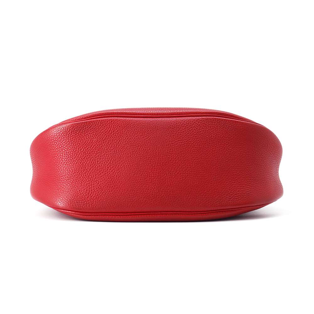 HERMES Caporal Rouge Casaque Togo Leather