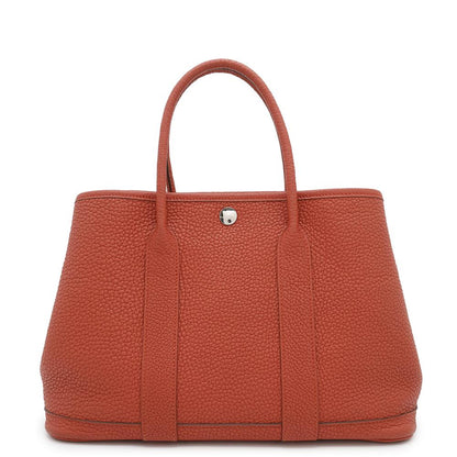 HERMES Garden Party Sanguine Negonda Leather Size TPM