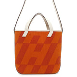 HERMES H an Bier Feu Swift Leather Toile H Size PM