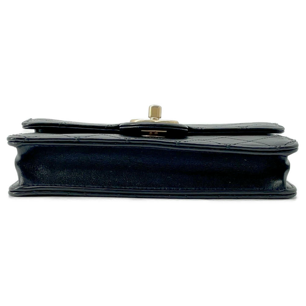 CHANEL ChainShoulder Bag BlackAS0585 Lambskin