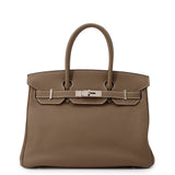 HERMES Birkin Etoupe Togo Leather Size 30