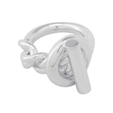 HERMES Ring Croisette Size GM/53/#13 SV925