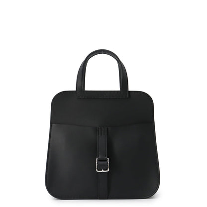 HERMES Halzan Black Swift Leather Size Mini