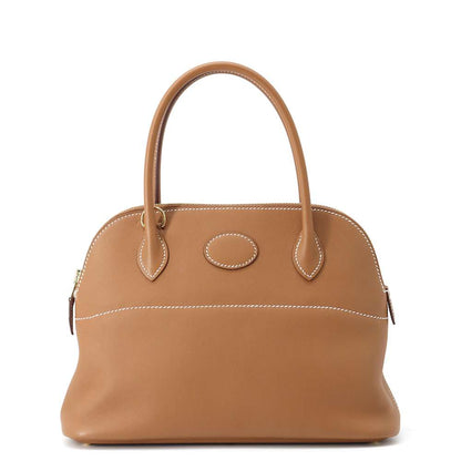 HERMES Bolide Gold Swift Leather Size 27