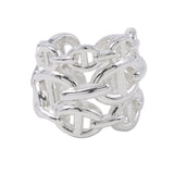 HERMES Chaine d'Ancre Anchene Ring Size GM/48/#8 SV925