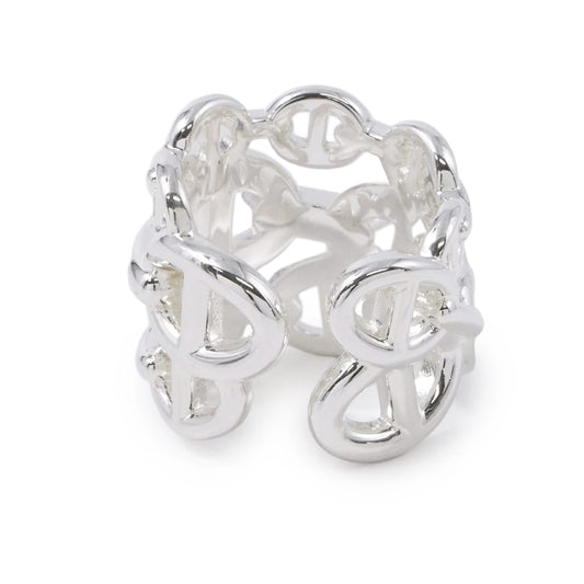 HERMES Chaine d'Ancre Anchene Ring Size GM/48/#8 SV925