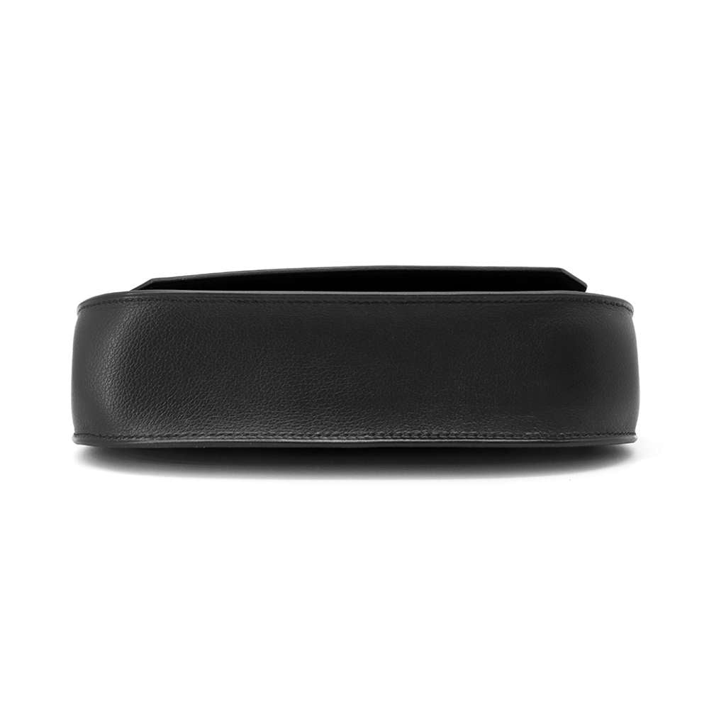 HERMES Jypsiere Black Evercolor Size Mini