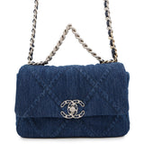 CHANEL CHANEL19 ChainShoulder Bag BlueAS1160 Denim