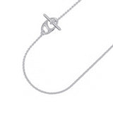 HERMES Chaine d'Ancre Punk Necklace Size 40 SV925