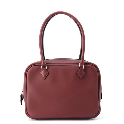 HERMES Plume Rouge H Swift Leather Size 20