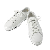 HERMES Sneakers 《Kid》 White Leather Velour Size 43.5