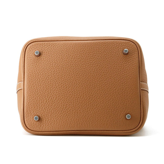 HERMES Picotin Lock Gold Taurillon Clemence Size MM