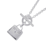 HERMES Amulette Kelly Necklace SV925