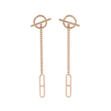 HERMES EchappeeEarrings 18K Pink Gold