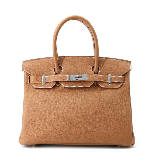 HERMES Birkin Gold Togo Leather Size 30