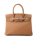 HERMES Birkin Gold Togo Leather Size 30
