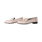 HERMES Mocassins Paris Pink Leather Size 35 1/2