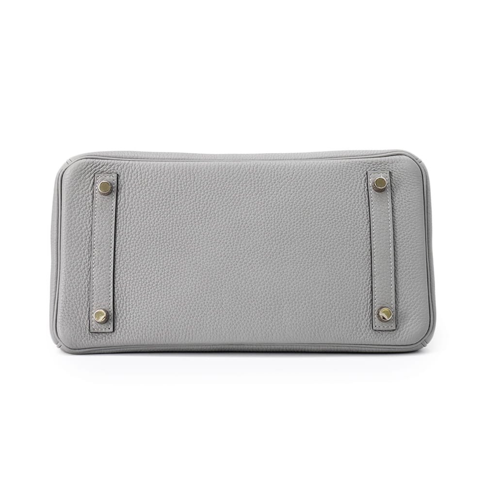 HERMES Birkin Gris Mouette Togo Leather Size 30