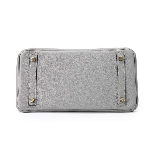 HERMES Birkin Gris Mouette Togo Leather Size 30