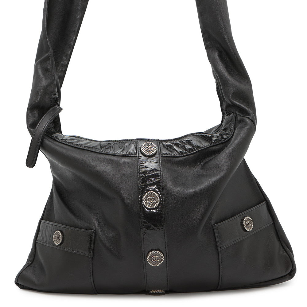 CHANEL Girl Chanel Shoulder Bag BlackA90766 Lambskin