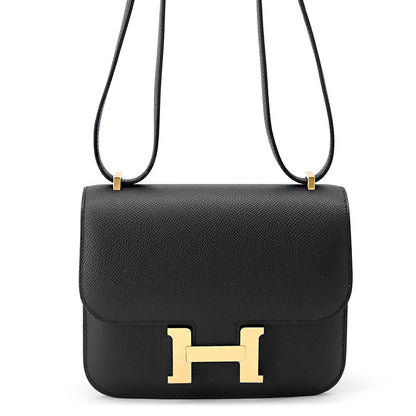 HERMES Constance3Miroir Black Epsom Size Mini