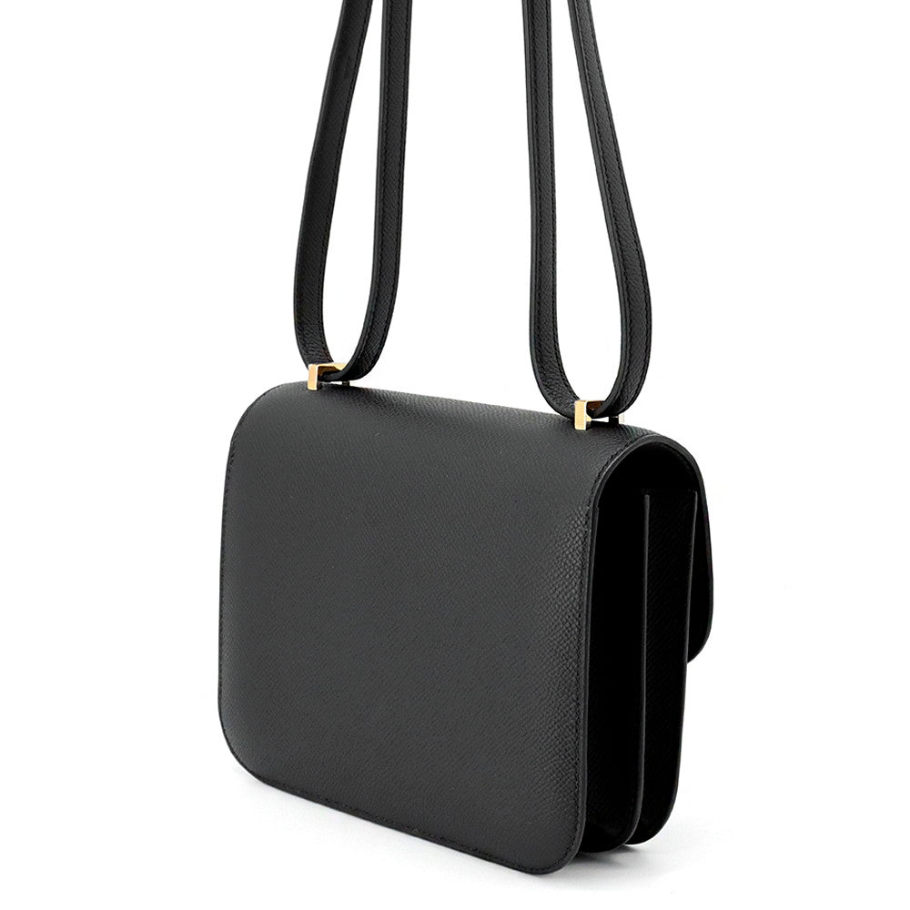 HERMES Constance3Miroir Black Epsom Size Mini