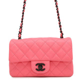 CHANEL Matelasse Single Flap ChainShoulder PinkA69900 Lambskin Size 20
