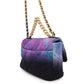 CHANEL CHANEL 19 ChainShoulder Bag Purple/Blue/BlackAS1161 Wool Size Large