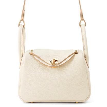 HERMES Lindy Craie Taurillon Clemence Size Mini