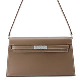 HERMES kelly elan Etoupe Veau Madame
