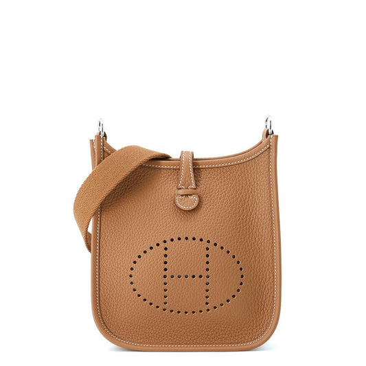 HERMES Evelyne Long Gold Taurillon Clemence Size TPM