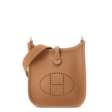 HERMES Evelyne Long Gold Taurillon Clemence Size TPM