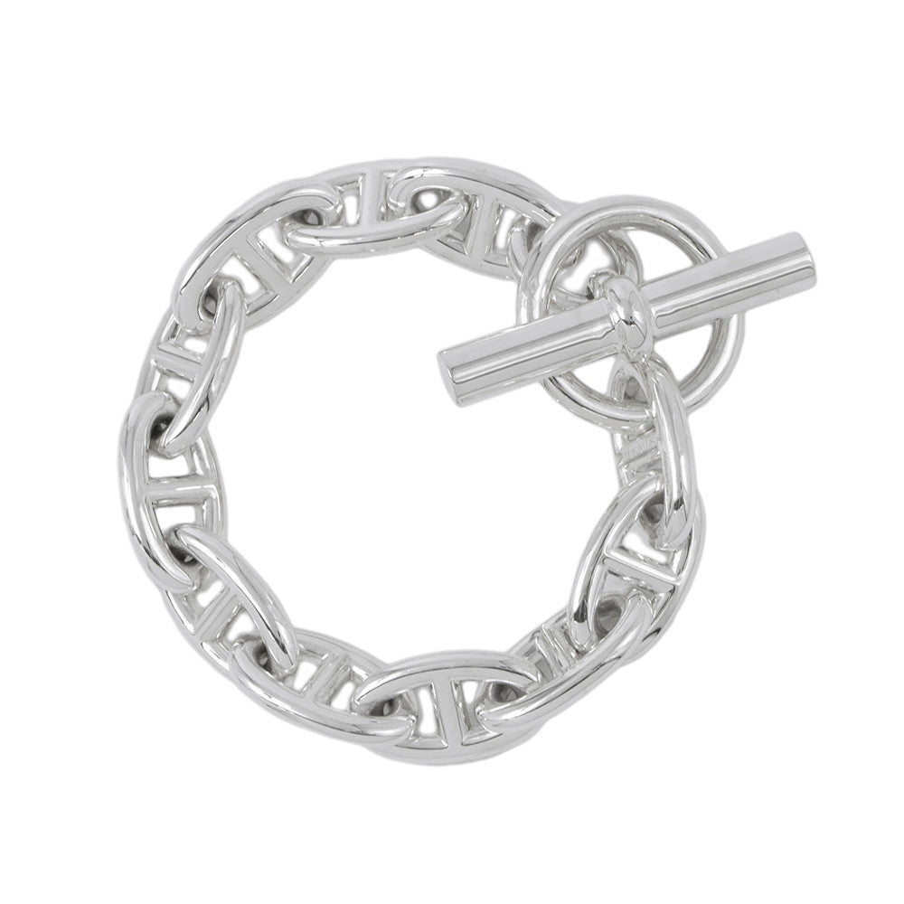 HERMES Chaine d'Ancre Bracelet 11 frames Size GM SV925