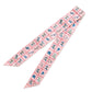 HERMES Twilly Couvertures et Tenues de Jour Rose/Blue/VertH061356S Silk100%