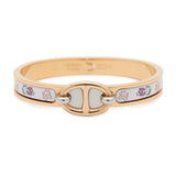 HERMES Mini Clic Chaine d'Ancre Funny Ice Cream Size PM Jasmin Metal Enamel